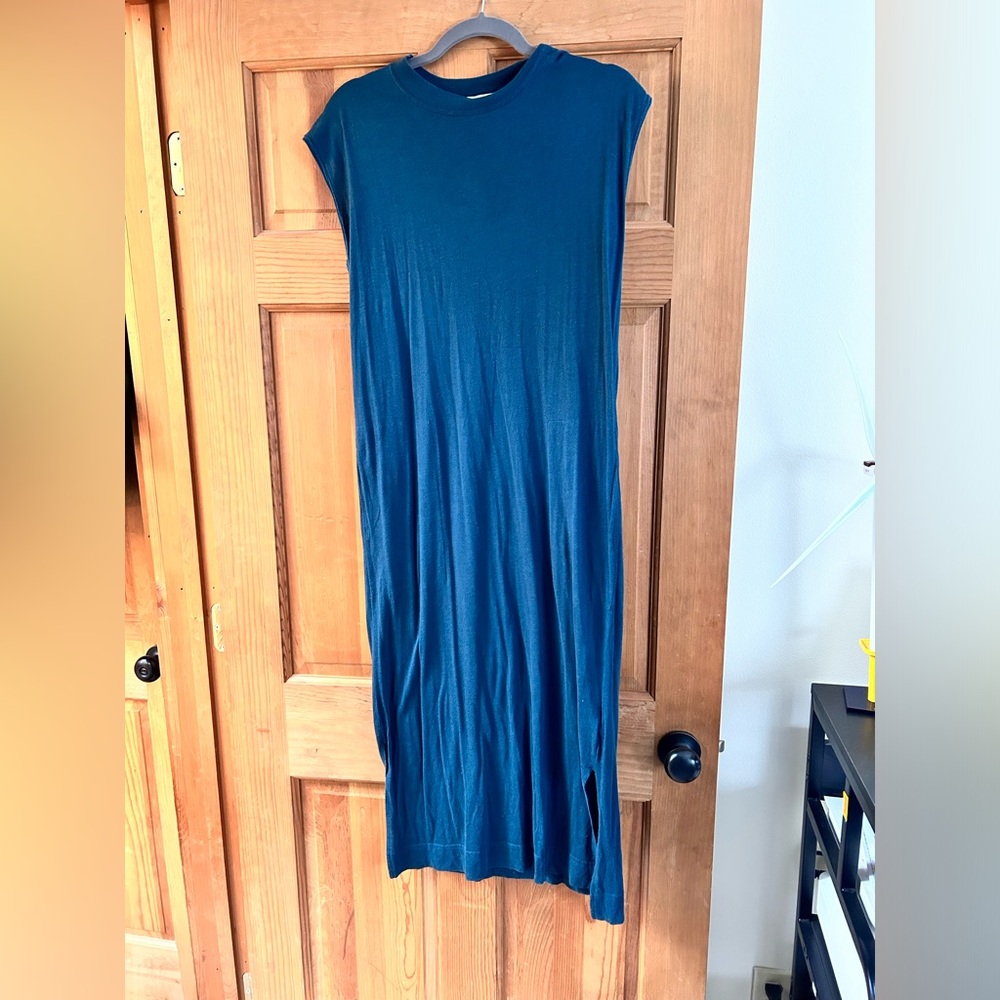 Free People Teal Midi Dress